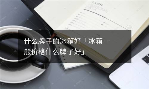 什么牌子的冰箱好「冰箱一般价格什么牌子好」