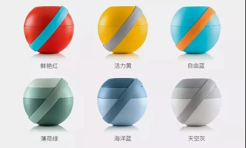 这个饭盒是个“球”，中间还有冰块层，能长时间保鲜蔬果沙拉？